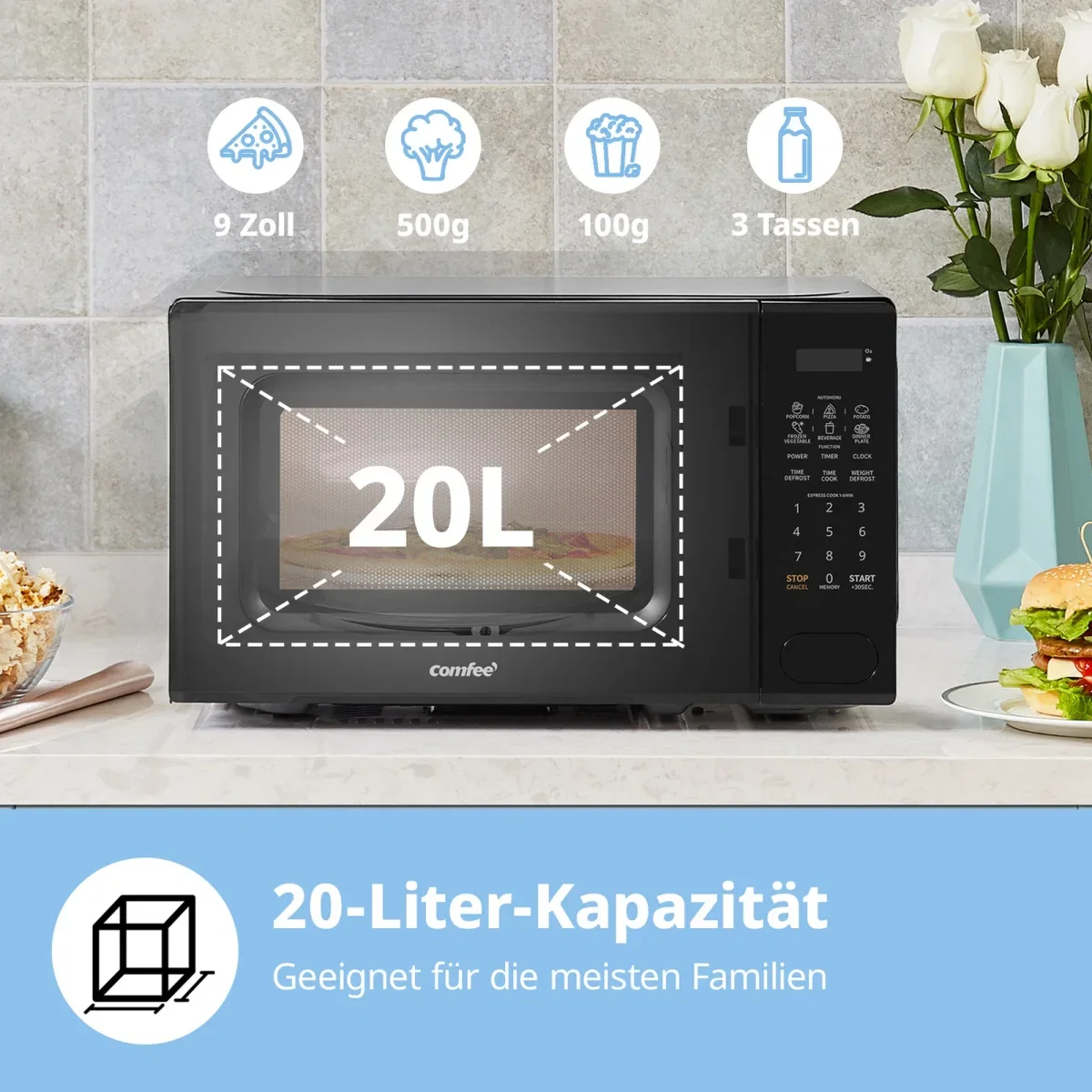 Comfee CM-E202CCBK Mikrowelle