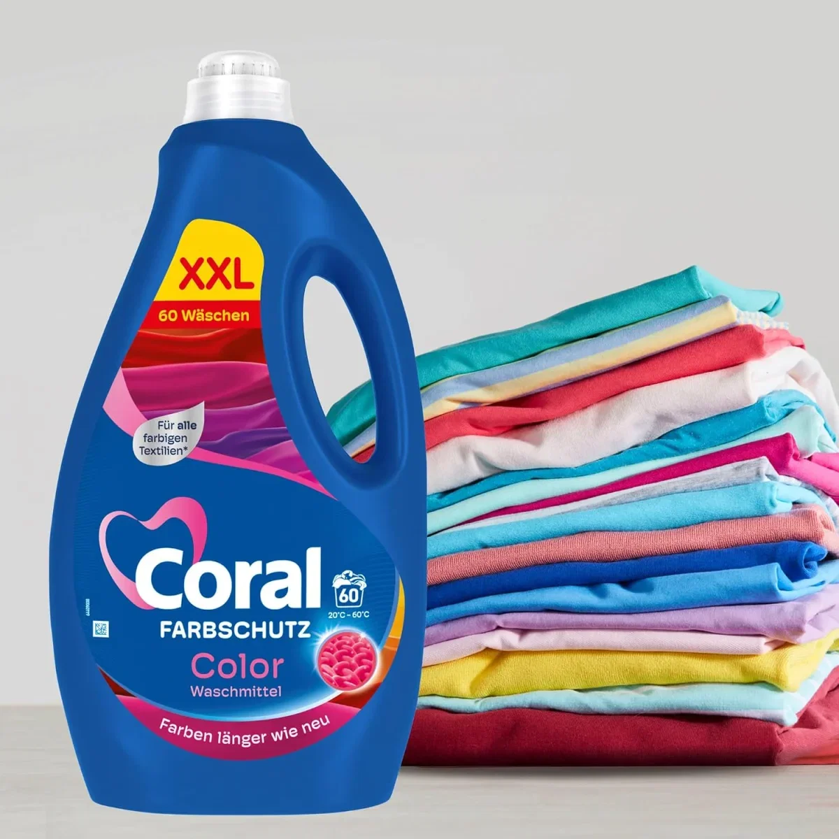 Coral Farbschutz Color Waschmittel XXL (60 WL)
