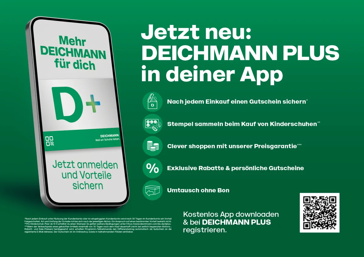 DEICHMANN PLUS Mitglieder profitieren ab sofort über alle Kanäle hinweg von exklusiven Vorteilen