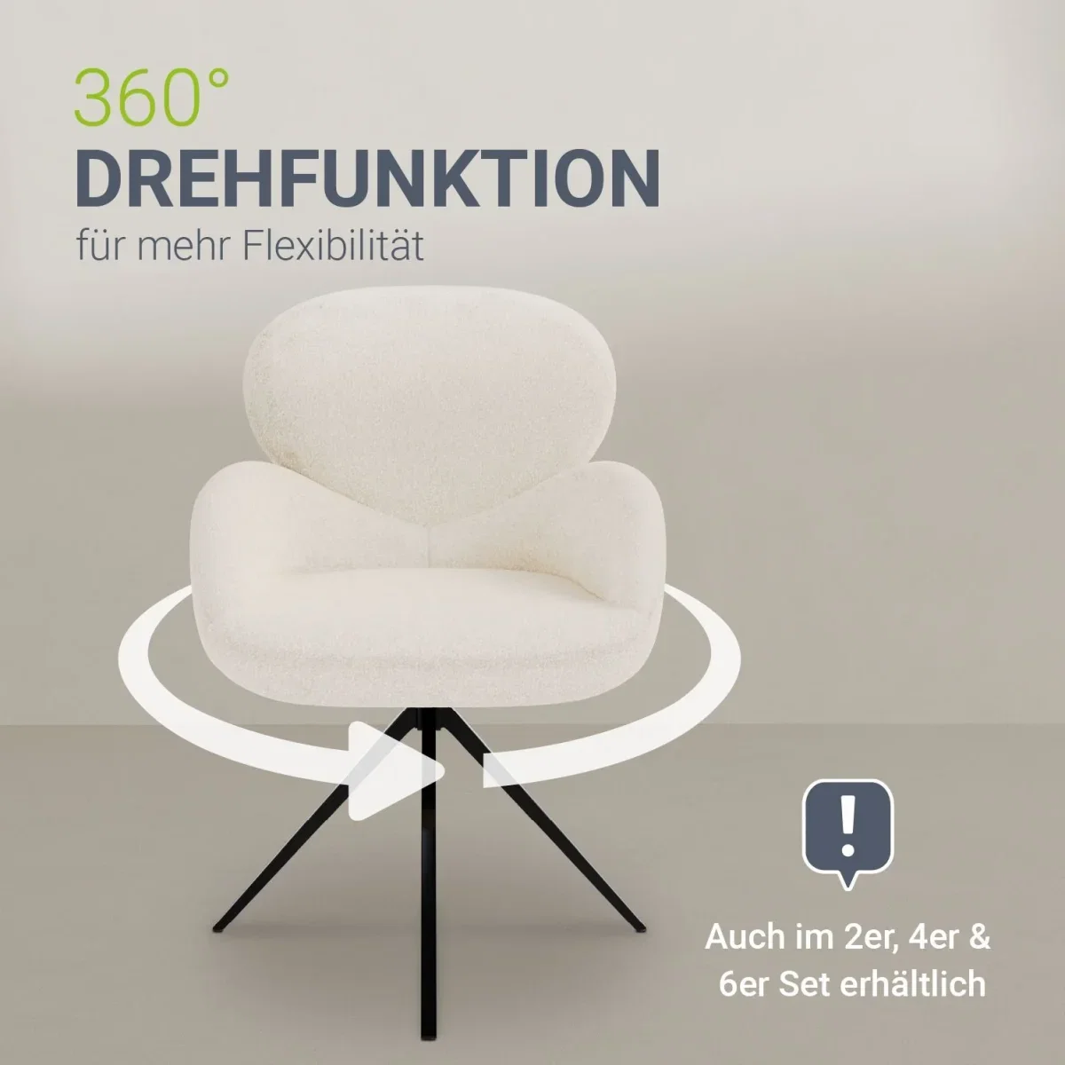 Juskys Drehstuhl Albano