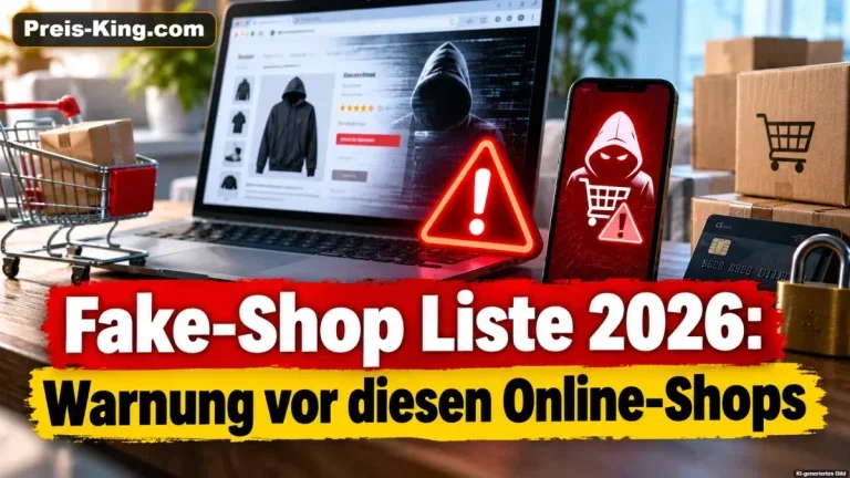 Fake-Shop Liste 2026: Warnung vor diesen Online-Shops