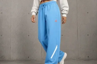 adidas Frankreich Travel Damen Freizeit Hose mit weitem Bein für Freizeit und Training