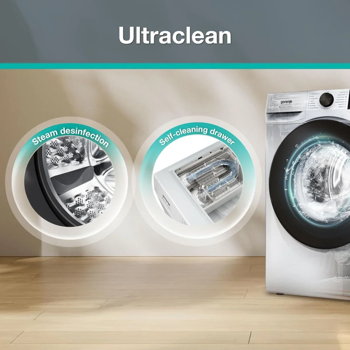 Gorenje WGAM474A Waschmaschine mit Dampffunktion