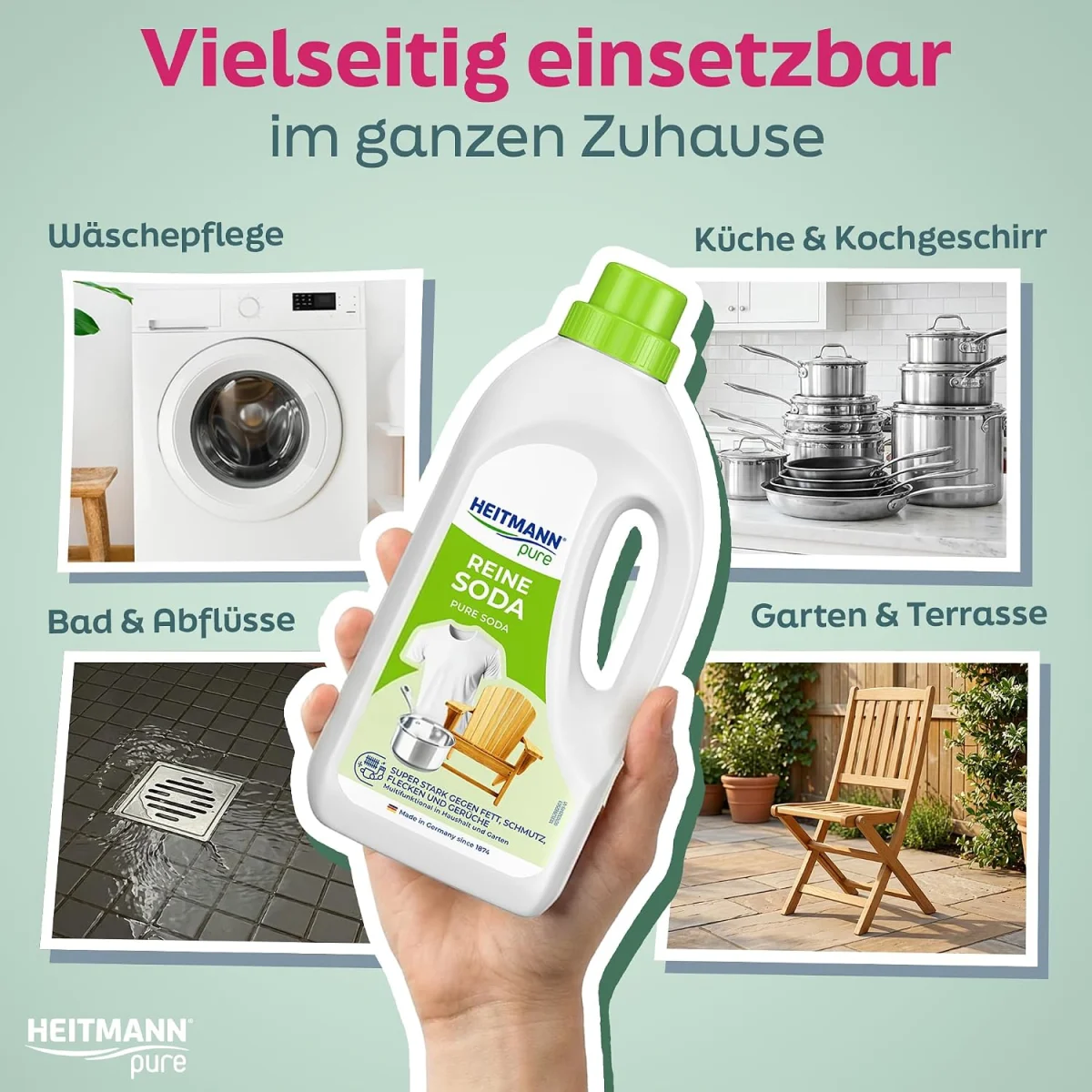HEITMANN pure Reine Soda (1l)