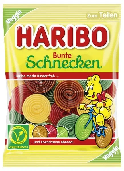Haribo Bunte Schnecken (160g)