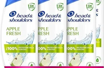 6er Pack Head & Shoulders Apple Fresh Shampoo, 6x250 ml, mit Schutz vor Schuppen