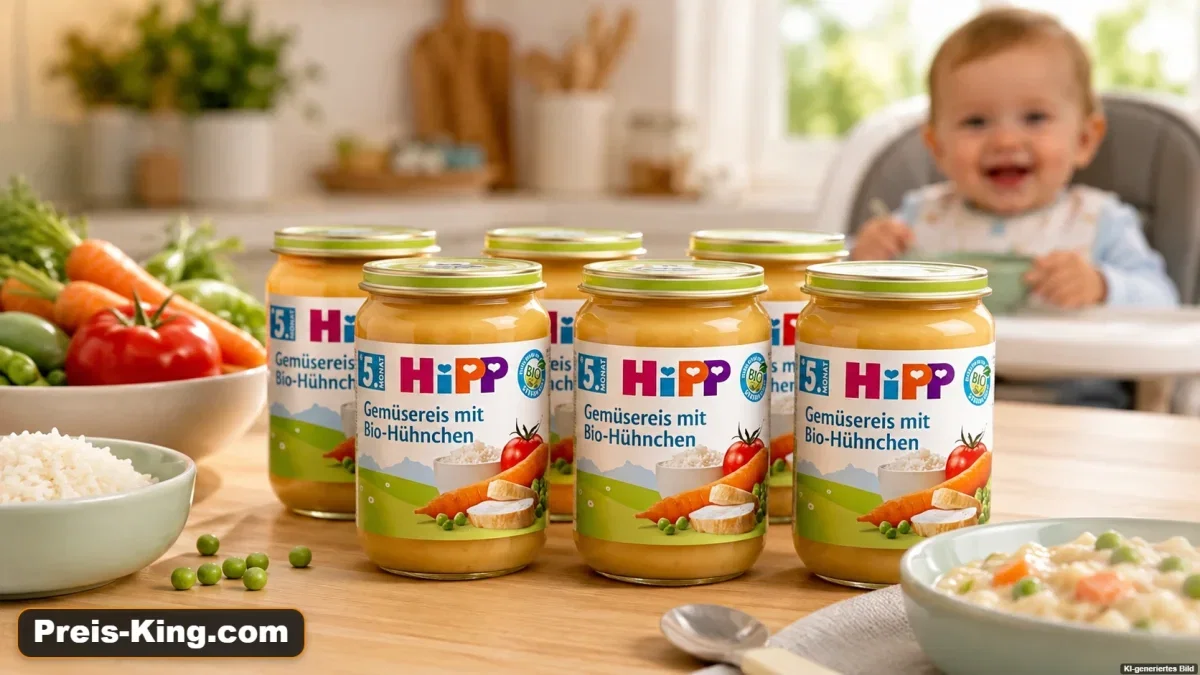 HiPP Gemüsereis mit Bio-Hühnchen 6er Pack (6x190g)