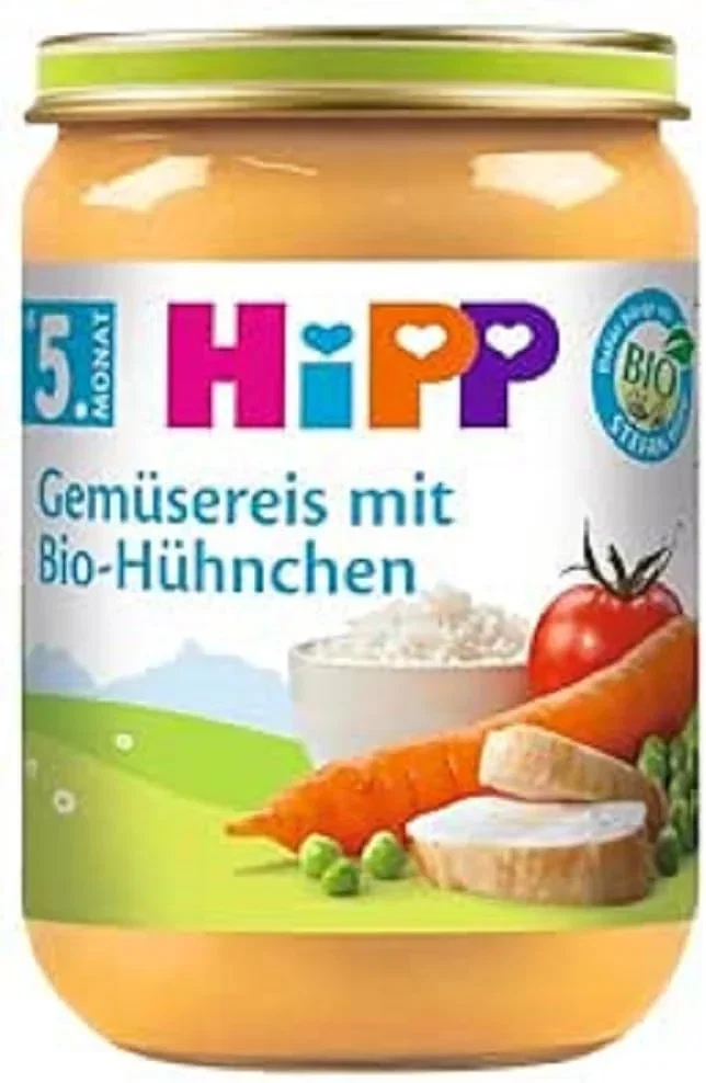 HiPP Gemüsereis mit Bio-Hühnchen 6er Pack