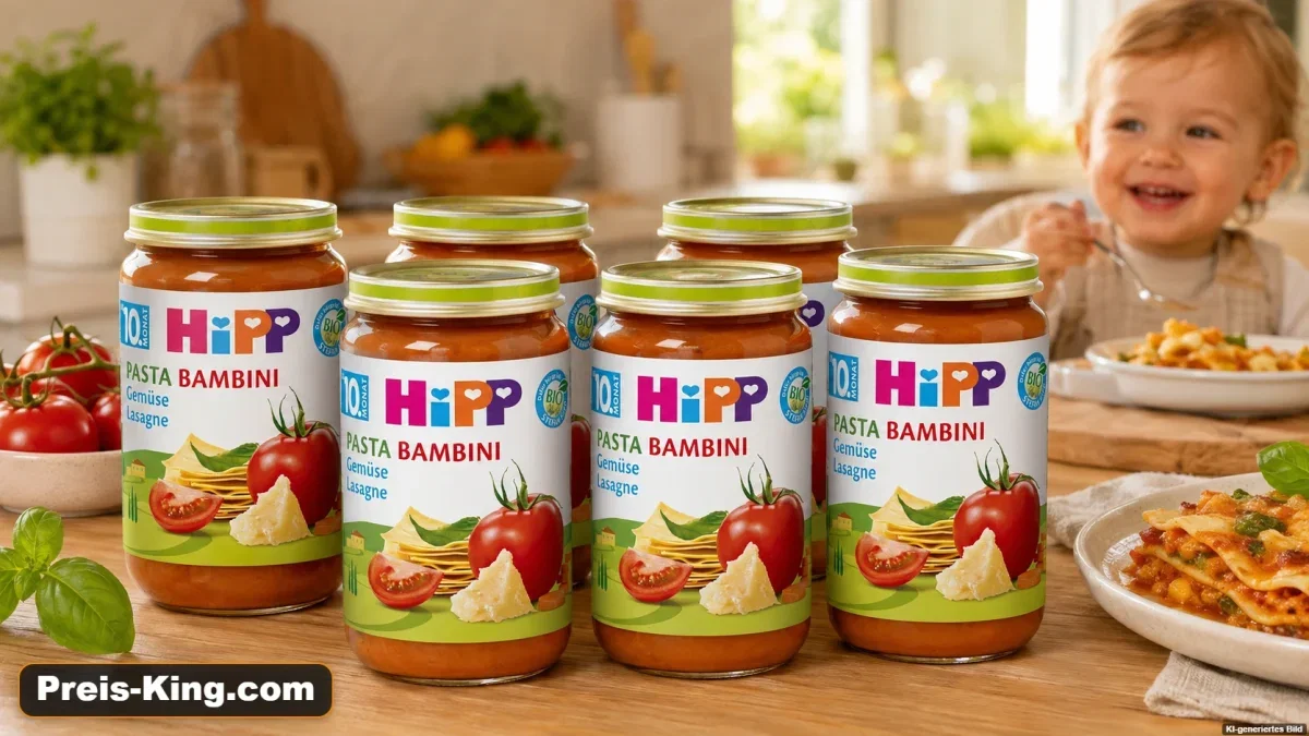 HiPP Pasta Bambini Gemüse-Lasagne 6er Pack (6x220g)