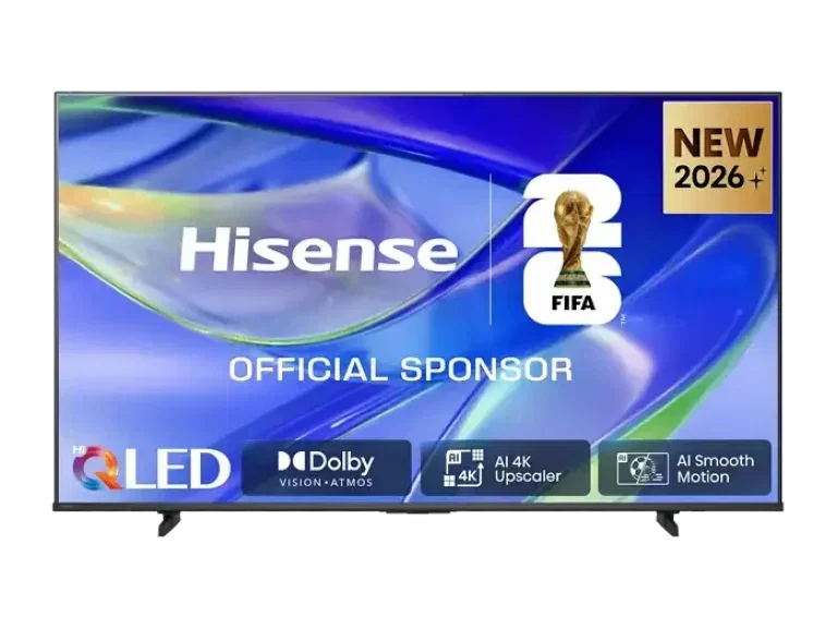 Hisense Hi-QLED TV mit FIFA 2026 Logo, Dolby Vision und AI 4K Upscaler
