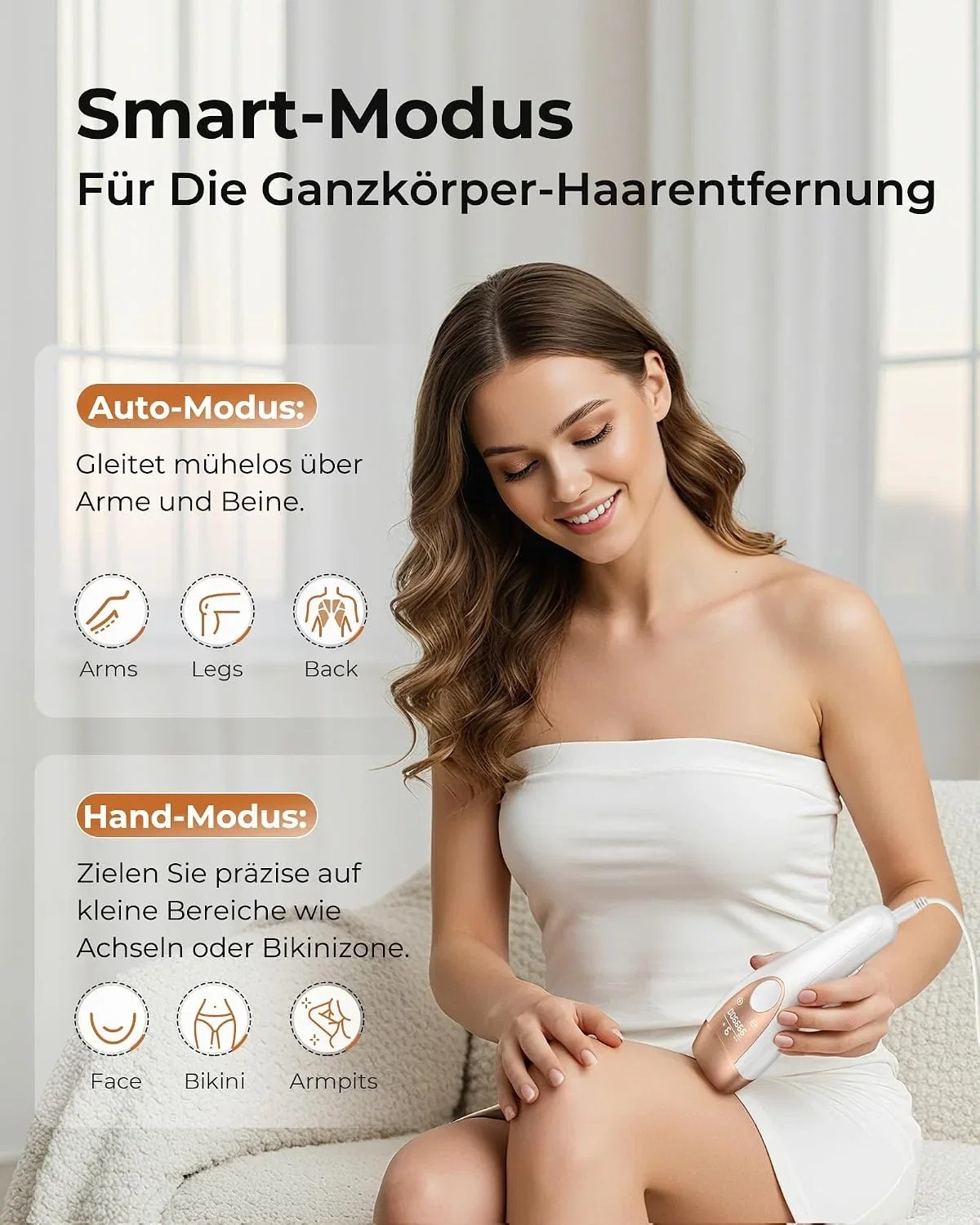 Zerellia IPL Haarentfernungerät (999.900 Blitze)