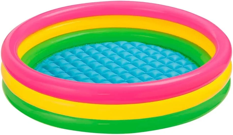 Intex 57412NP - Aufblasbarer Pool Sunset Glow DREI Ringe