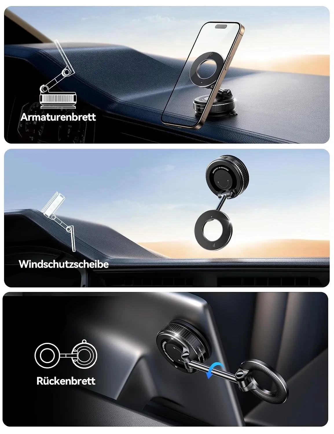 JOYROOM Vakuum Handyhalterung Auto Magnet– Magsafe Autohalterung