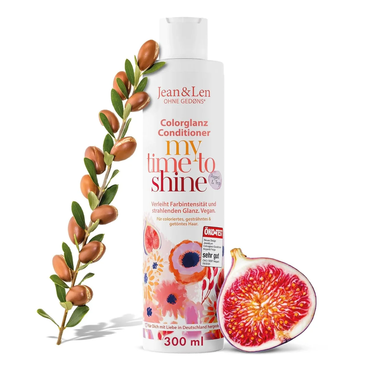 Jean & Len Conditioner Colorglanz Arganöl & Feige vegan (300ml)