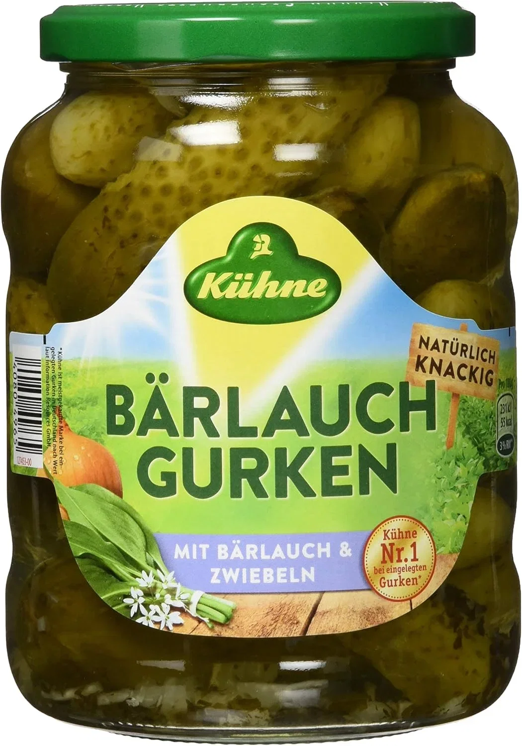 Kühne Bärlauchgurken (720ml)