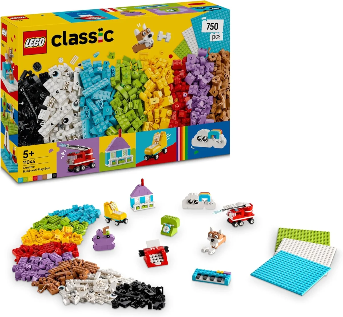 LEGO Classic - Kreativset zum Bauen und Spielen (11044)