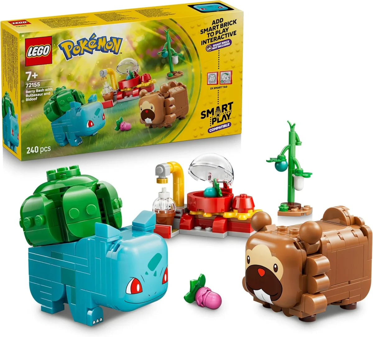 LEGO Pokémon - SMART Play: Beerenfete mit Bisasam und Bidiza (72155)