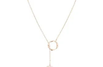 Rosa Gold Kette mit Infinity-Anhänger und Medaillon mit Gravur LIEBESKIND BERLIN