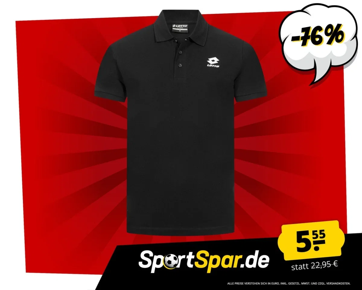 Lotto Piqué Cotton Herren Polo-Shirt (Gr. S bis XL)