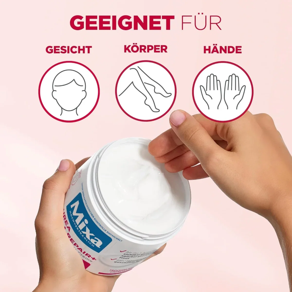 Mixa Cica Repair+ Creme für trockene und rissige Haut 400ml