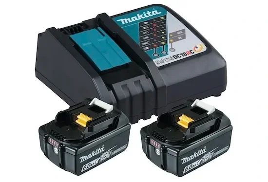 Makita – Power Pack mit 2 Li-Ionen-Akkus 18V 6,0Ah und Ladegerät