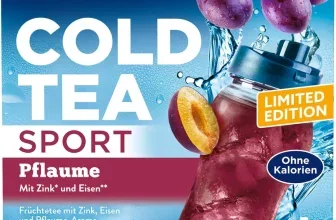 Verpackung Meßmer Cold Tea Sport Pflaume, 14 Pyramidenbeutel, Limited Edition