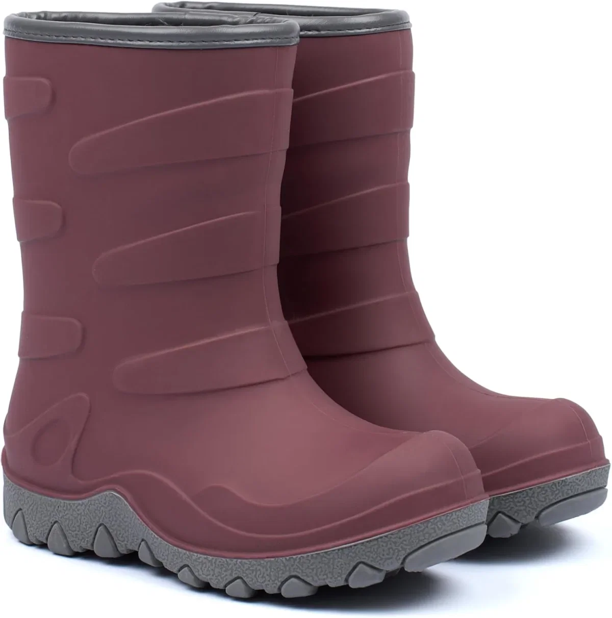 Mikk-line Gefütterte Gummistiefel Kinder Winterstiefel (Gr. 23 bis 35)