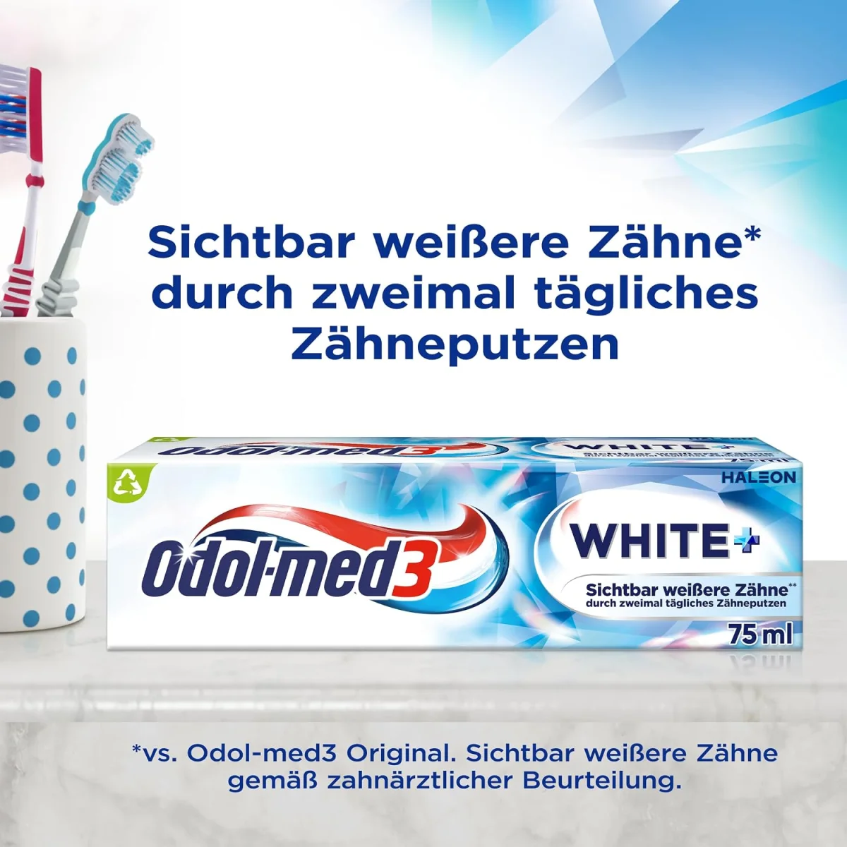 Odol-med3 White+ Zahnpasta Zahncreme (75ml)