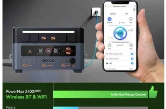 OSCAL PowerMax 2400 Pro mit Smartphone-App zur Fernsteuerung via WiFi und Bluetooth