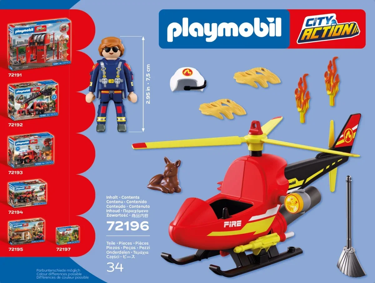 Playmobil City 72196 Feuerwehr-Helikopter
