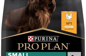Schwarze 3 kg Packung Purina Pro Plan Hundefutter Small & Mini Adult mit Dackel