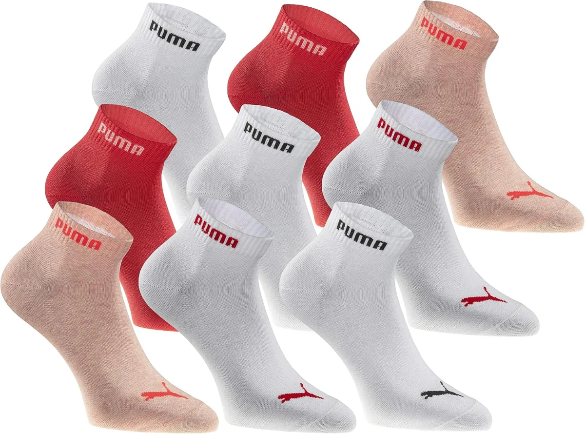 PUMA Quartersocken Pack Statement Edition (18 Paar – Gr 39-42)