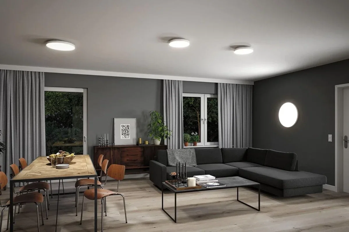Paulmann LED 13W Deckenleuchte Panel Farbsteuerung  rund 30cm Weiß
