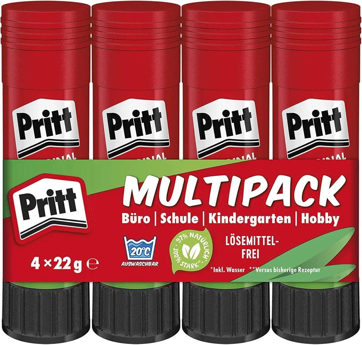Pritt Klebestift kinderfreundlicher Kleber (4x22g)
