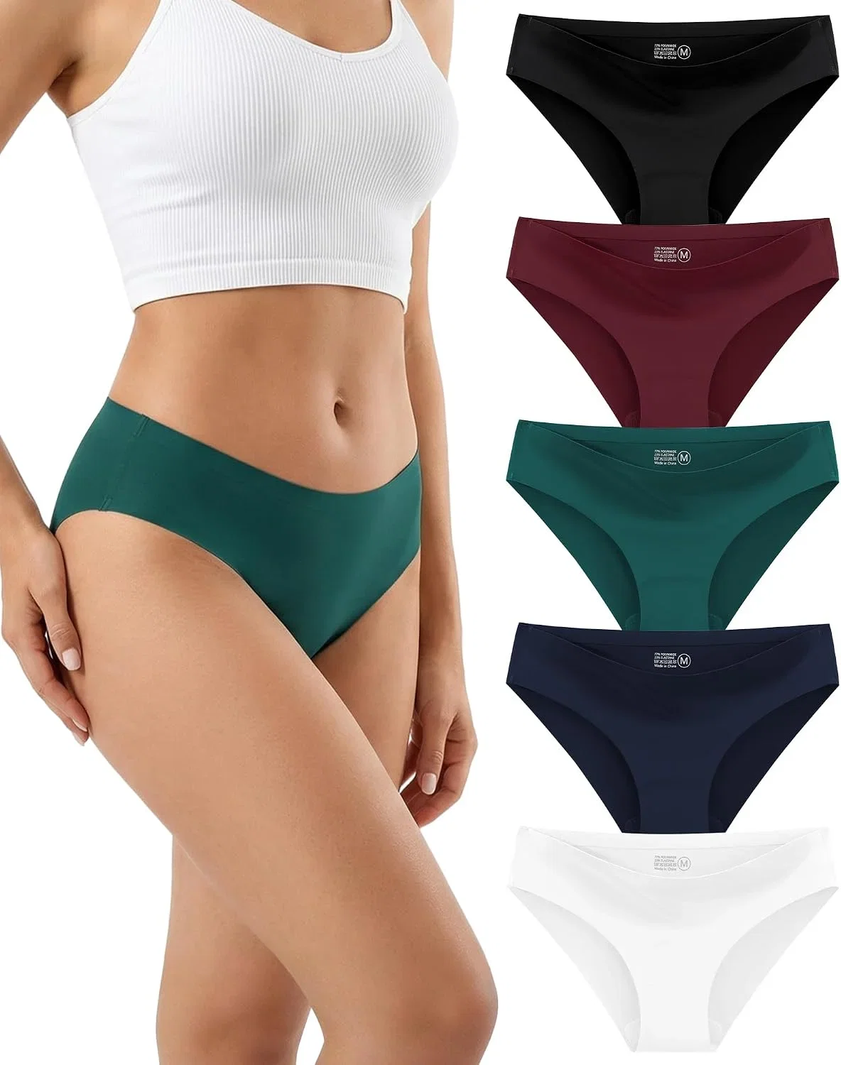 Seamless Unterwäsche Damen Hipster Slips (Gr. S bis XL)