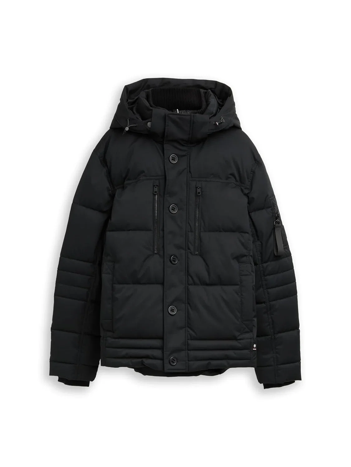 TOM TAILOR Herren 1046971 Pufferjacke mit abnehmbarer Kapuze