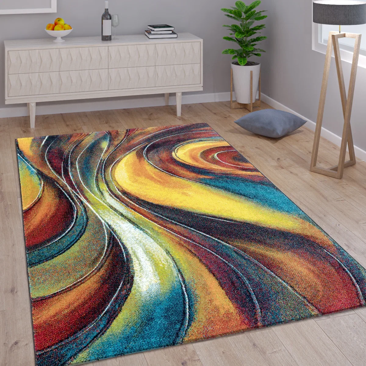 [EXKLUSIV] Teppich Horizon (z.B. 120 x 170 cm) in Mehrfarbig (Gr. 120x170cm + andere Größen)