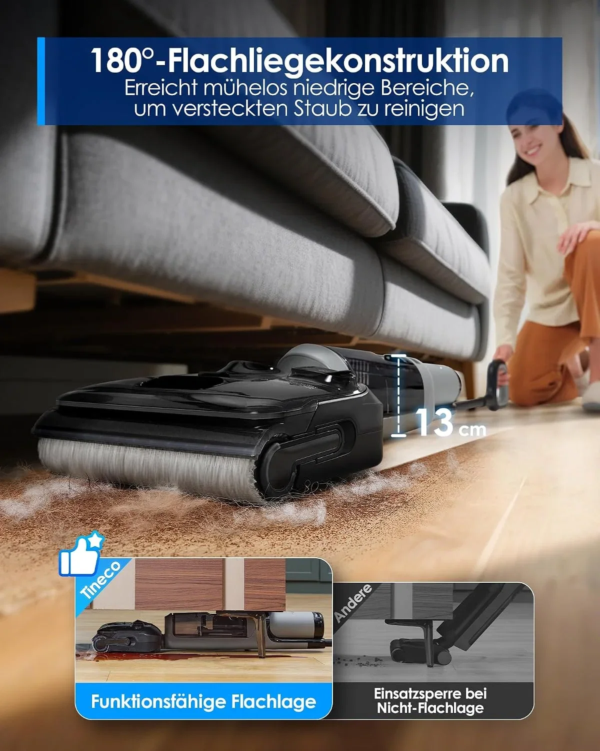 Tineco Floor ONE i5 Stretch Nass Trockensauger