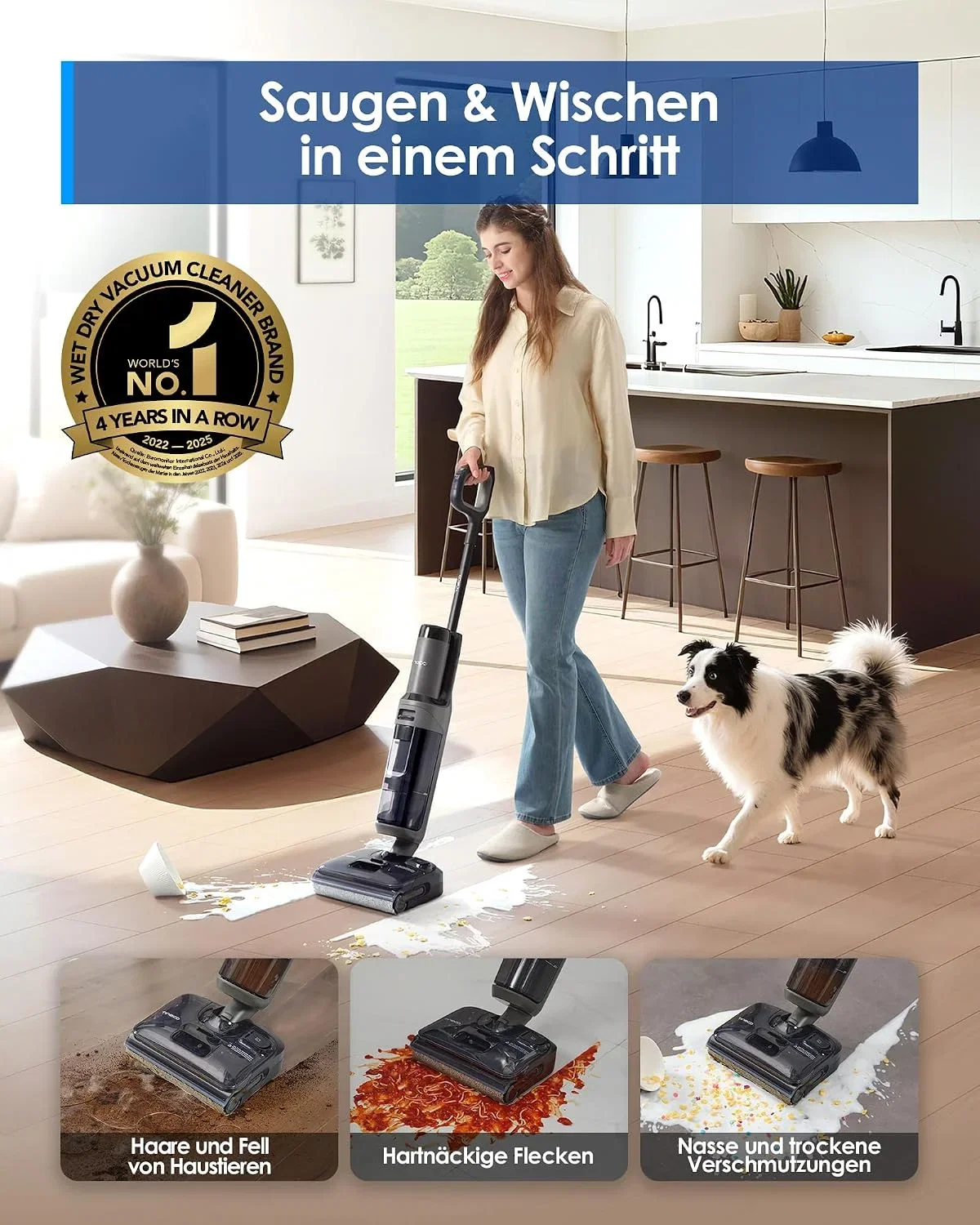 Tineco Floor ONE i6 Stretch Nass Trockensauger