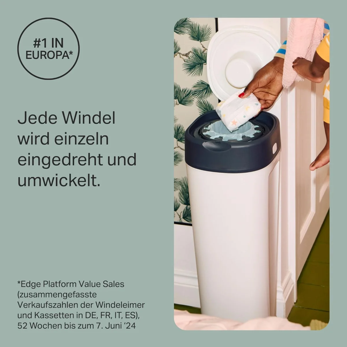 Tommee Tippee Twist and Click XL Windeleimer inkl. 1x Nachfüllkassette