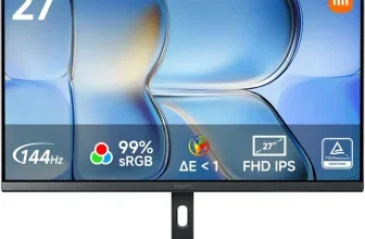 Xiaomi 27 Zoll Monitor mit 144Hz, 99% sRGB und TÜV-Zertifikat auf dem Display