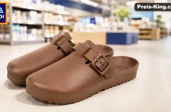Braune Clogs von ALDI Süd im Angebot für 2,49 Euro