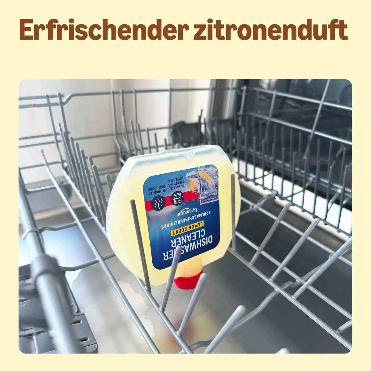 byAmazon Geschirrspülerreiniger Zitrone (250ml)