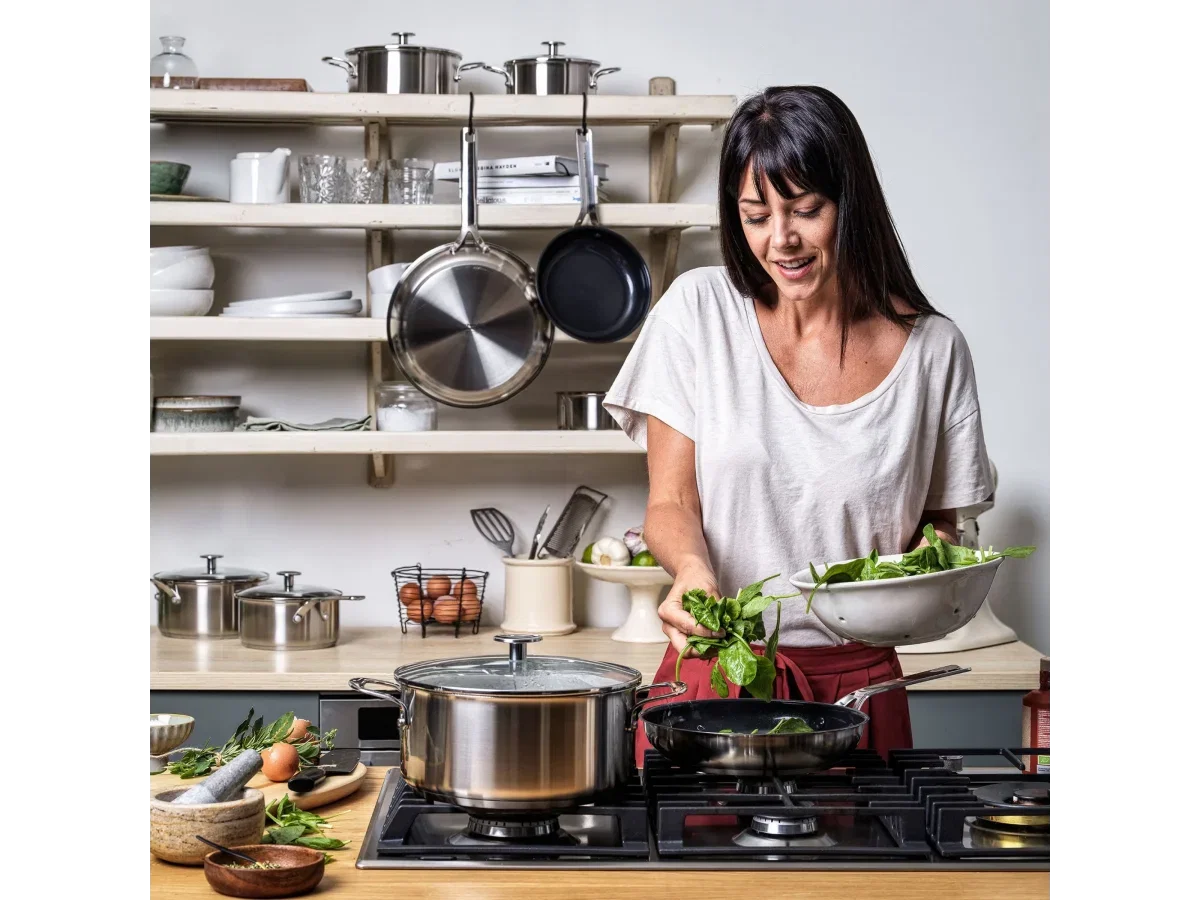 KitchenAid Topf Set Edelstahl 7-teilig