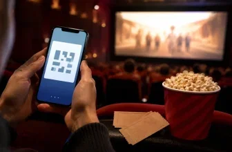 Smartphone mit digitalem Kinoticket in einem Kinosaal als Symbol für das CinemaxX-Angebot über Kaufland XTRA