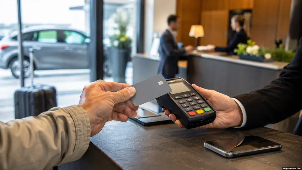 Girocard beim kontaktlosen Bezahlen – ab 2027 sind neue Funktionen für Hotels, Mietwagen und Apps geplant