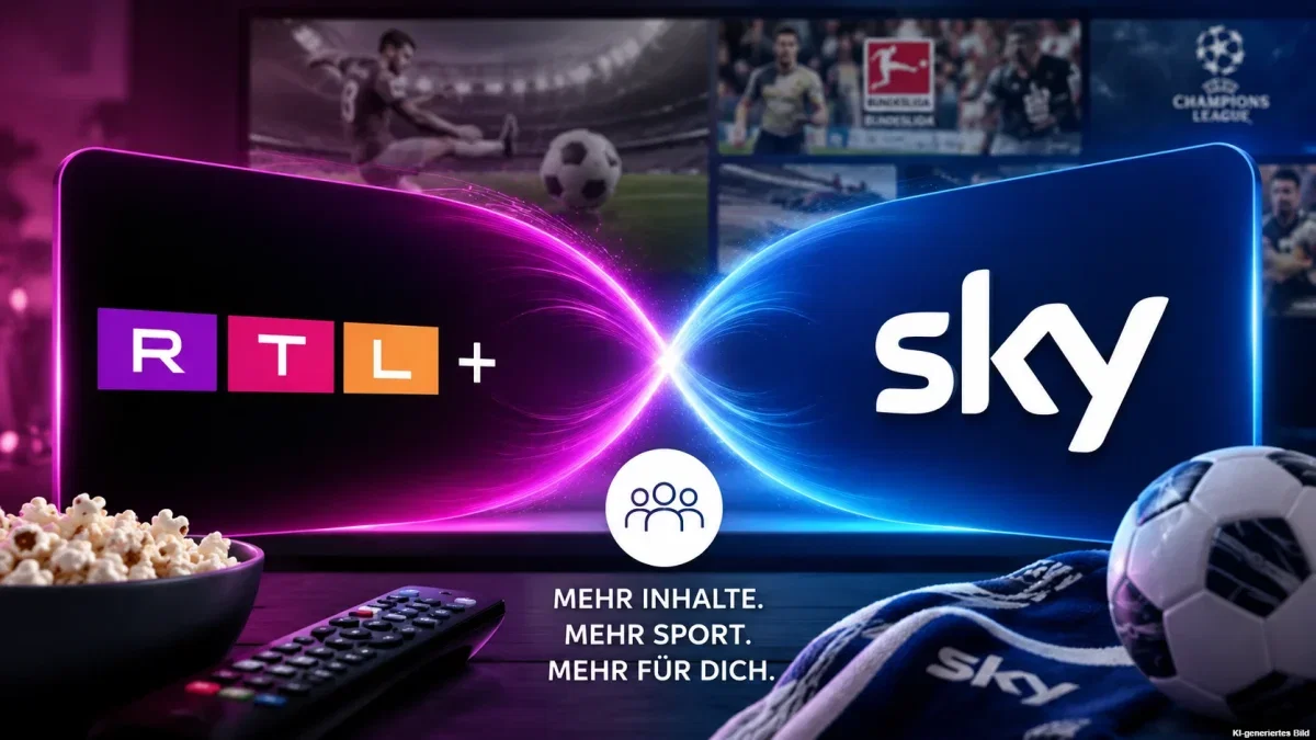 RTL+ und Sky wachsen nach dem Zusammenschluss enger zusammen
