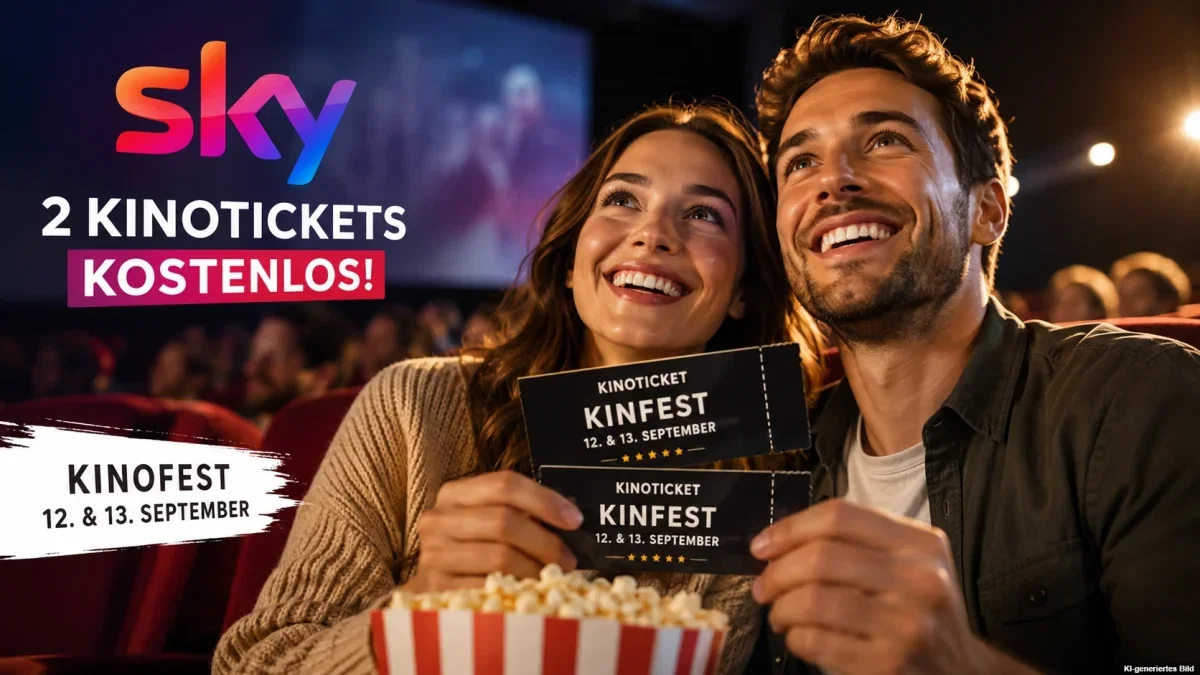 Zwei kostenlose Kinotickets für Sky-Kunden zum Kinofest 2026