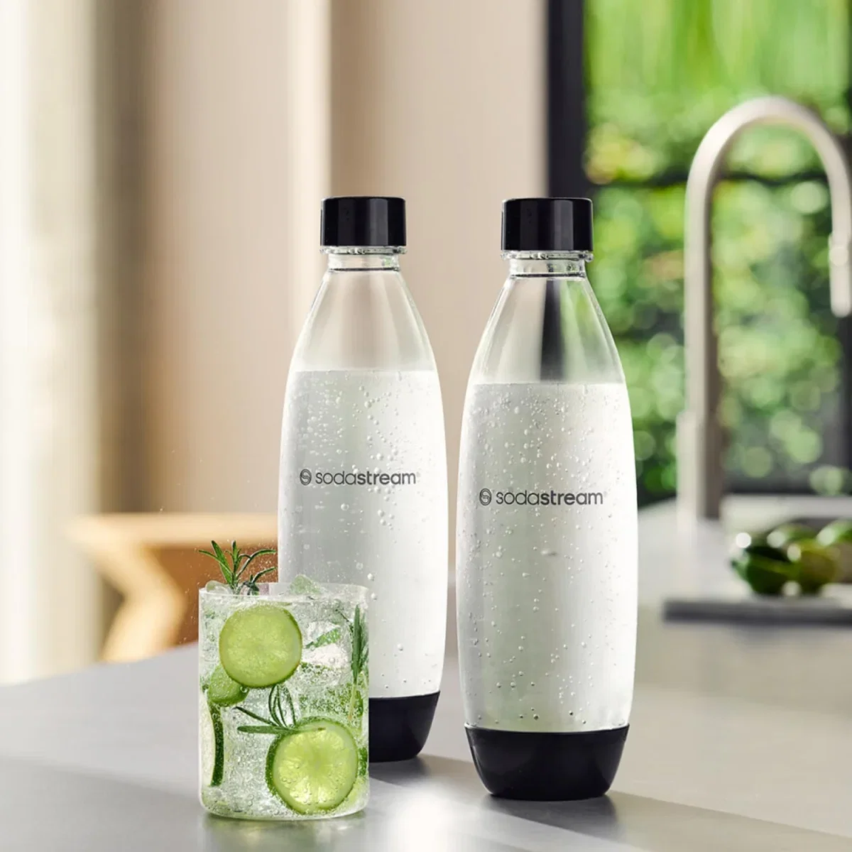 2er Pack SodaStream DuoPack Fuse 1 Liter PET Flaschen