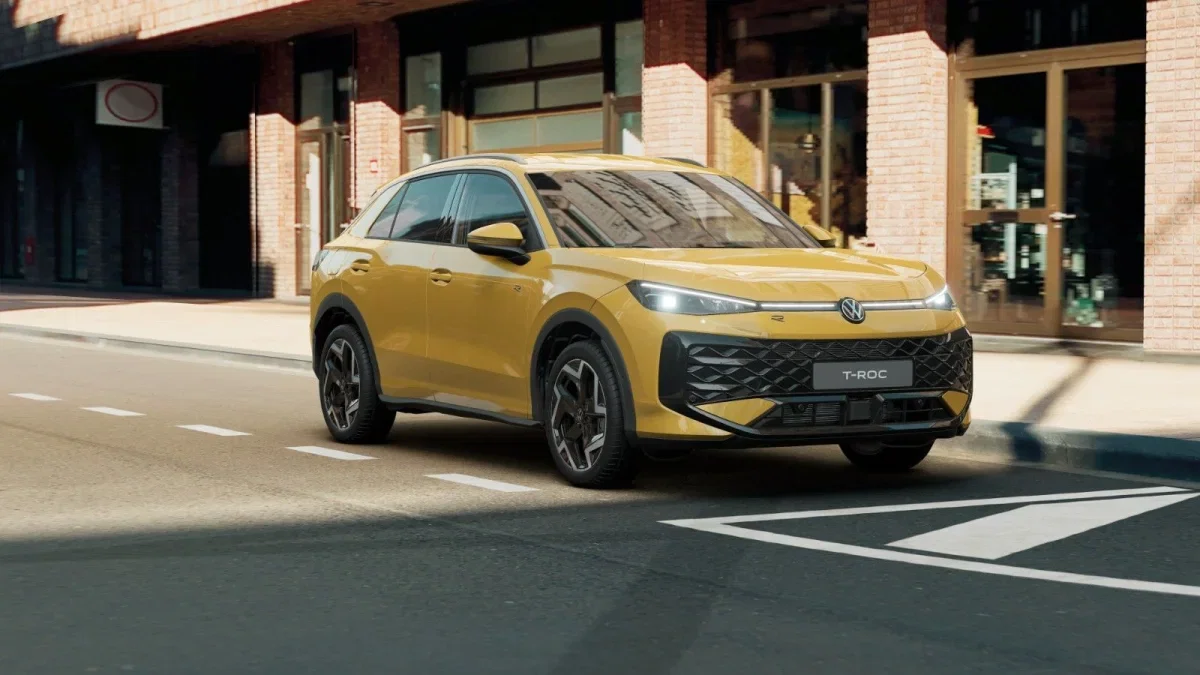 Volkswagen T-Roc 1.5 eTSI OPF DSG R-Line mit 150 PS für 99,00 € / Monat + 1.773,10 € einmalig – LF 0,23 (Gewerbekunden)